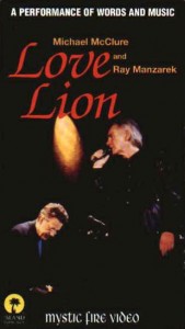 Love Lion vhs - Michael McClure & Ray Manzarek